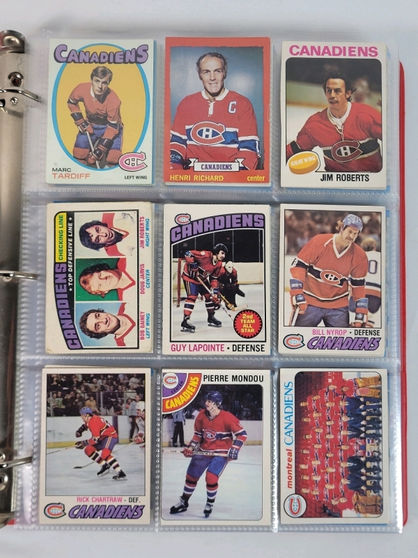 1971 - 2023 Montreal Canadians NHL Hockey Trading Card Singles . 207 Trading Cards , No Doubles
