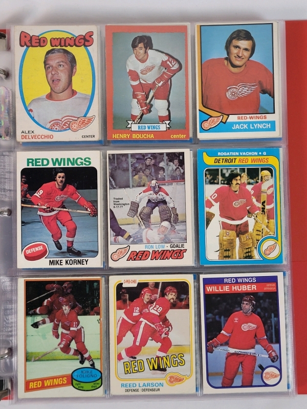 1971 - 2023 Detroit Red Wings NHL Hockey Trading Card Singles . 207 Trading Cards