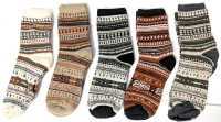 4 New Size 36-41 Knitted Nordic-Style Socks