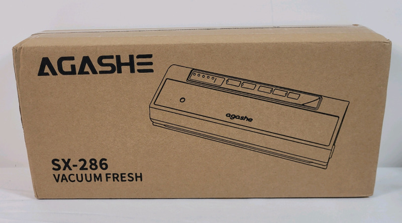 New - AGASHE Vacuum Air Sealing System For Food Preservation .