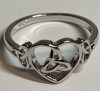 Celtic Knot Heart Ring 925 Sterling Silver Stamped Size 7.5 - 4