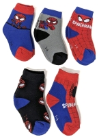 5 Pairs New Size 1-4Y Youth SPIDERMAN Socks