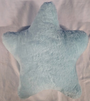 New | Light Blue Star Shaped Decorative Thorw Pillow