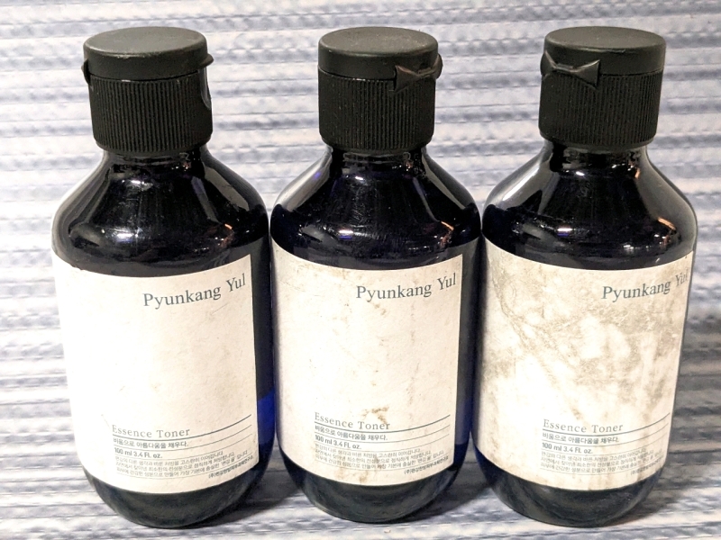 3 New PYUNKANG YUL Essence Toners (About 100ml ea)