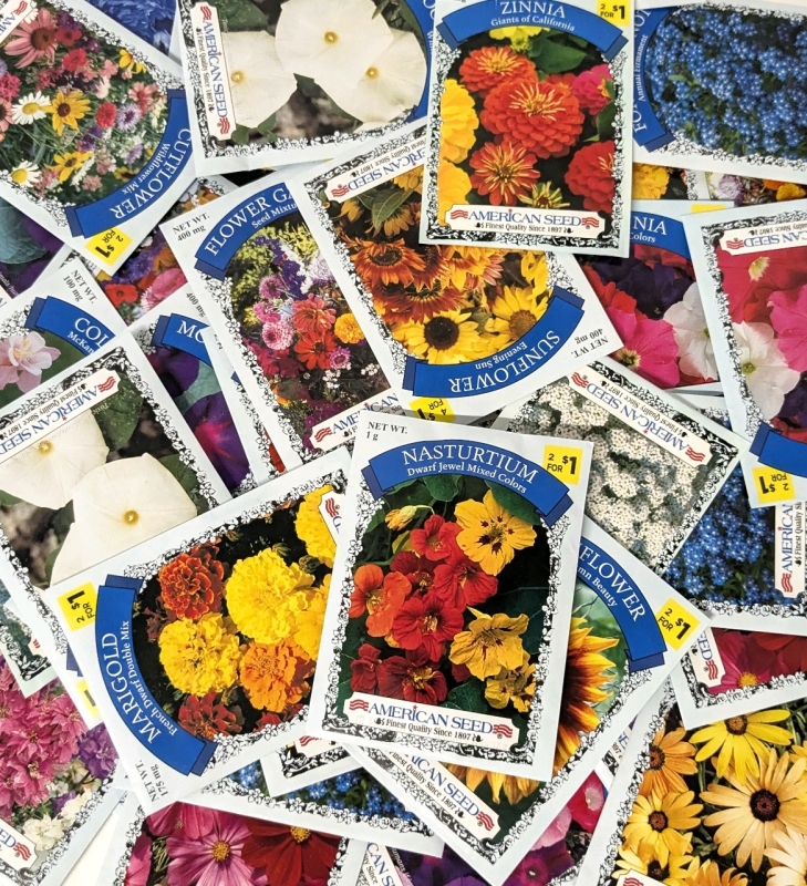 50 New Packs of Assorted Flower/Ornamental Plant Seeds | Sell By 12/2024, Good to Plant This Year