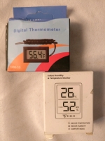 New Indoor Humidity & Temp Monitor + Digital Thermometer