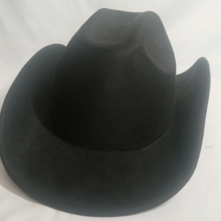 New | Men's Polyester Black Cowboy Hat