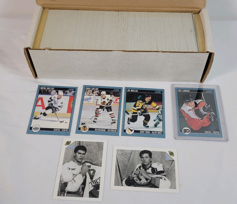 1992 - 93 Score NHL Hockey Trading Card Set . #1 - #550 . Not All Cards Checked