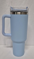 New Large Travel Tumbler 10.75" Tall - Blue