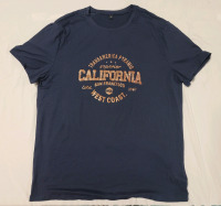 New - Sz. XXL Men's San Francisco Transamerica Pyramid T-Shirt , Blue
