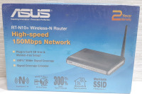 New Asus RT-N10+ Wireless-N Router High-Speed 150Mbps Router