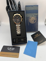 LIGE Watch Mens Luxury Waterproof Analog Quartz Watch