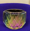 New Elegant 18K Golden Plated Stainless Steel Ring with High Polished Colourful Stone Size 8 - 3