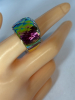 New Elegant 18K Golden Plated Stainless Steel Ring with High Polished Colourful Stone Size 8 - 4