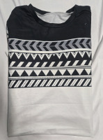 New | Large Mens Patterned Long Sleeve Shirt