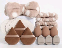 New 15 Piece Women's Make Up Accessories - Make-up Sponges, Headband ++