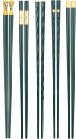 New 5 Pair Fiberglass Chopstick Set. 9.5" Long.