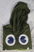 New | Kids Green Monster Hoodie Size:4Y