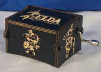 New | Tiny Hand Cranked Legend Of Zelda: Breath Of The Wild Music Box | 2.5" x 2" x 1.75"