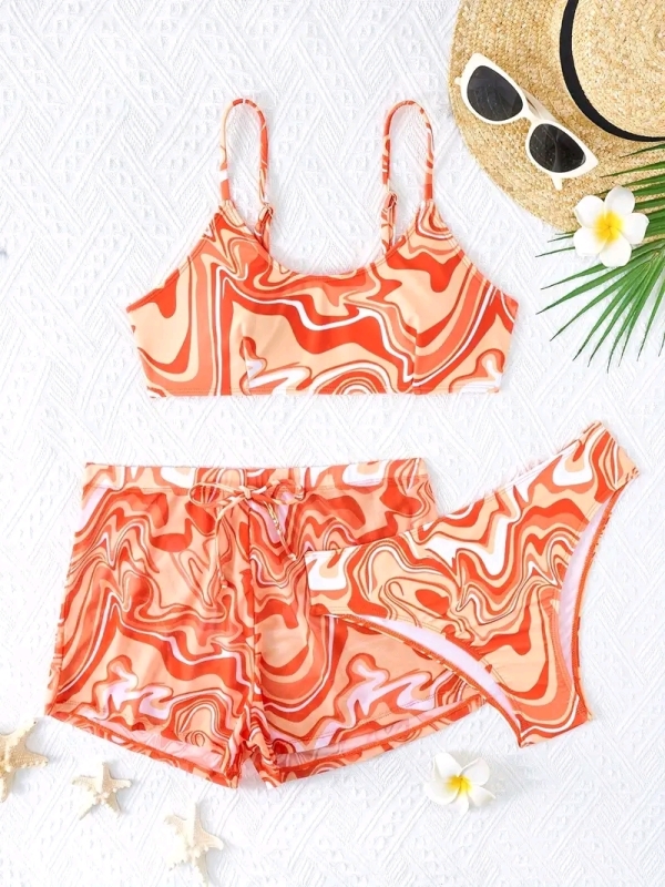 New Women's XS 3 Piece Swimsuit.