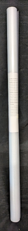 New Window Privacy Film Roll. 29.5" Wide. Length of Roll Unknown.