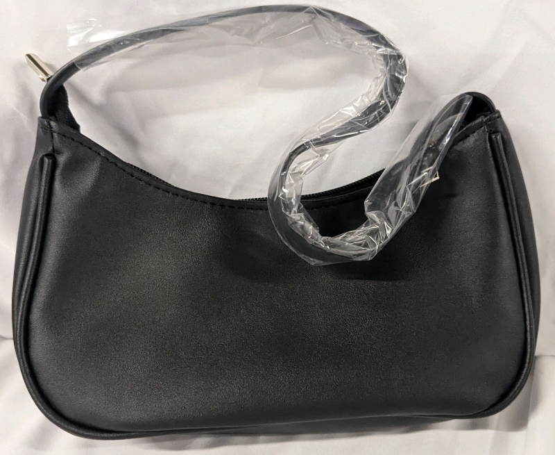 New Half Moon Shoulder Bag. 9.25" Wide.