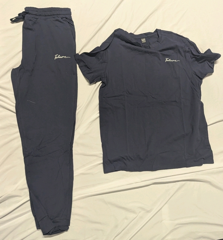 New: Men's Size L - Future Pajama Set - Shirt and Pants