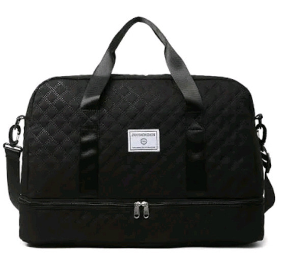 New | Quilted Overnight Duffle Bag W/ Large Storage Capacity