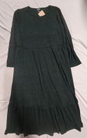 New | Bloomchic Womens Green Knit Dress Size: US 18-20
