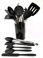 New 14-Piece Silicone Kitchen Utensil Set (13 Tools + 1 Holder)