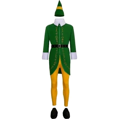 New Men's XL Buddy the Elf Costume.