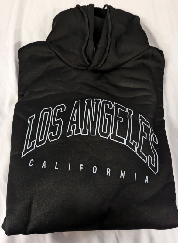 New Medium "Los Angeles California" Hoodie