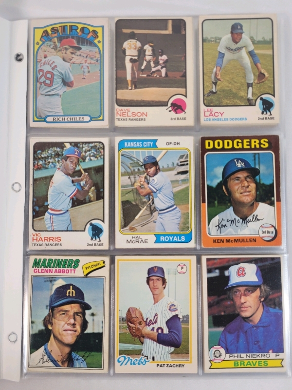 1972 - 1992 O Pee Chee MLB Baseball Trading Card Singles , 108 Trading Cards