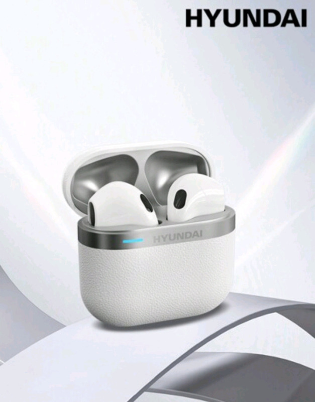 New | Hyundai True Wireless Earphones White | Model#HYT02 Pro White