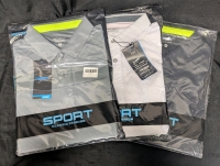 3 New: Men's Size XL - Quick Drying Polo Tee