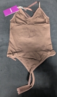 New: Size M Women's - Hey Shape Bodysuit - Brown