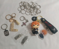 New | over 20pcs | Key Chains/Rings | Variety of Designs and Types