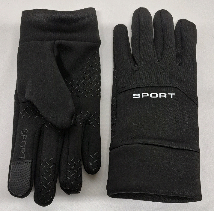 New sz Small Men's Sport Gloves - Touch Screen Finger Great for Driving