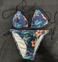 New: Size S Women's - Flower Print Bikinig