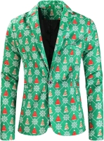 New Size 1-2XL* Men's Christmas Party Lined Suit Jacket
