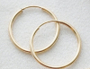 Hunter & Trove 14K Rose Gold filled Hoops