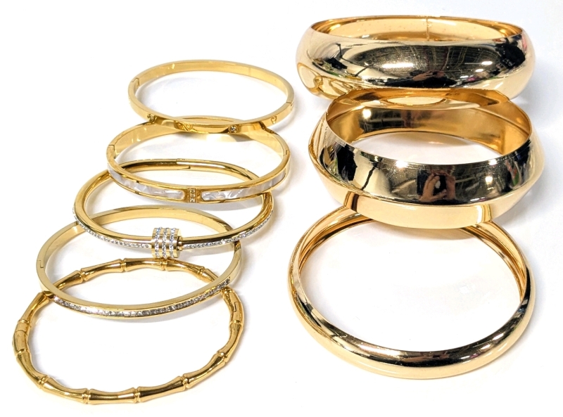 New Dainty Hinged Bracelets + Chunky Bangles | Bangles Diameter 2.5"