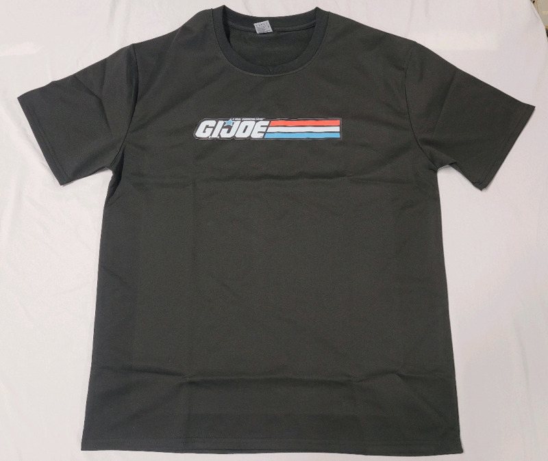 New - Sz. Medium G.I. Joe A Real American Hero Black T-Shirt