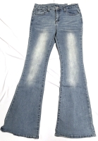 New Size Large Straight Flared Bottom Jeans | Waist 14" Across