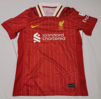 New - Sz. Small Premier League Soccer 2024/25 Liverpool LFC #4 Virgil van Dijk Red Home Jersey .