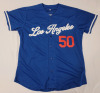 New - Sz. Medium MLB Baseball Los Angeles Dodgers #50 Mookie Betts Away Jersey