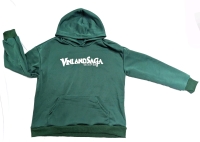 New Size Med Men's VNLAND* SAGA "A True Warrior Doesn't Need a Sword" Hoodie with Front Embroidery & Back Graphic