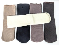 5 New Pairs O/S Soft Ribbed Socks | Each 11" Long Total