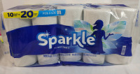 New - 10-Pack Sparkle Paper Towels .