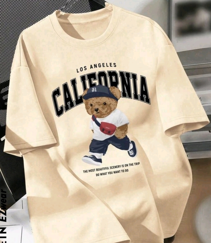 New sz Large Women's Los Angelos Teddy Bear T-Shirt